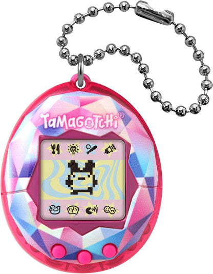 TAMAGOTCHI Bandai Original Pink Treasure Jewel Digital Pet | Nurture And Raise The Original Electronic Pet Japanese Kids Toys For Girls And Boys Make Great 90s Retro Gifts