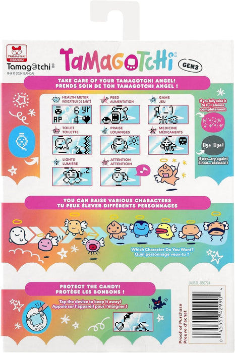 Bandai 42993, Tamagotchi-engel, virtueel huisdier, meerkleurig, elektronisch speelgoed voor kinderen vanaf 8 jaar