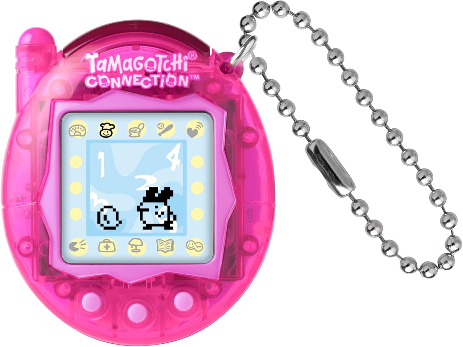 TAMAGOTCHI Bandai Connection Digital Translucent Pink Shell Virtual Pet Electronic Toy With Infra-Red Connection For Shared Fun | Kids Toys For Girls And Boys Are Great Japanese Gifts