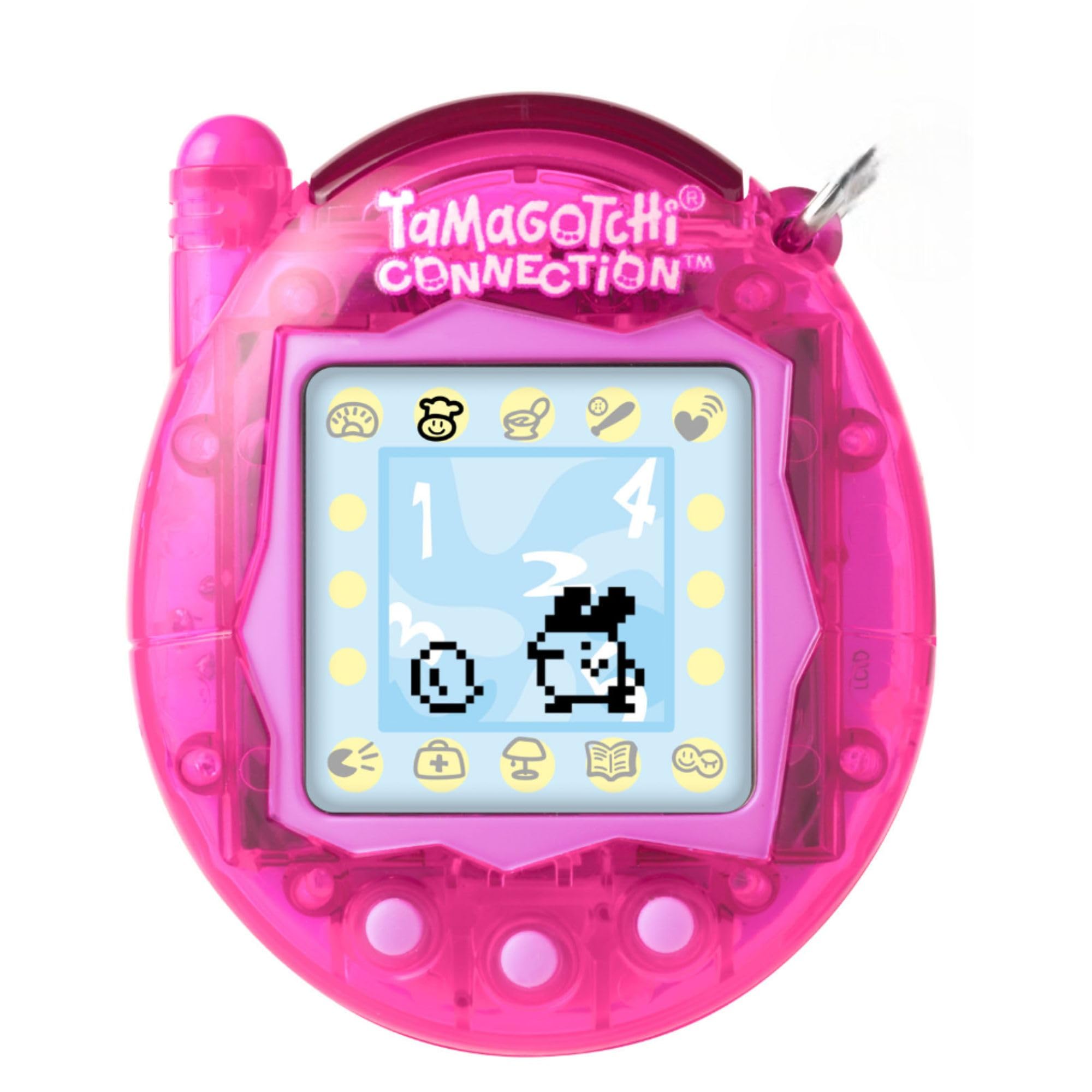 TAMAGOTCHI Bandai Connection Digital Translucent Pink Shell Virtual Pet Electronic Toy With Infra-Red Connection For Shared Fun | Kids Toys For Girls And Boys Are Great Japanese Gifts