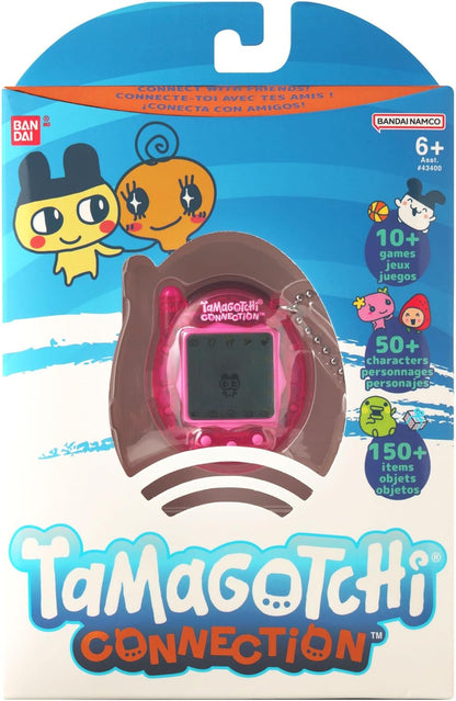 TAMAGOTCHI Bandai Connection Digital Translucent Pink Shell Virtual Pet Electronic Toy With Infra-Red Connection For Shared Fun | Kids Toys For Girls And Boys Are Great Japanese Gifts