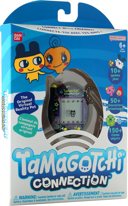 TAMAGOTCHI Bandai Connection Digital Pet Neon Stars Shell Virtual Pet Electronic Toy With Infra-Red Connection For Shared Fun | Kids Toys For Girls And Boys Are Great Japanese Gifts