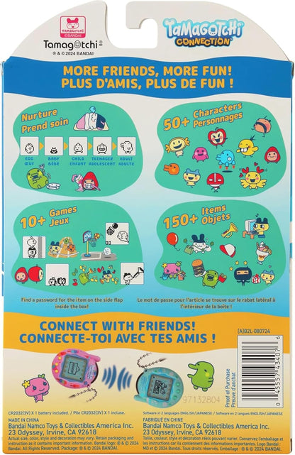 TAMAGOTCHI Bandai Connection Digital Pet Neon Stars Shell Virtual Pet Electronic Toy With Infra-Red Connection For Shared Fun | Kids Toys For Girls And Boys Are Great Japanese Gifts