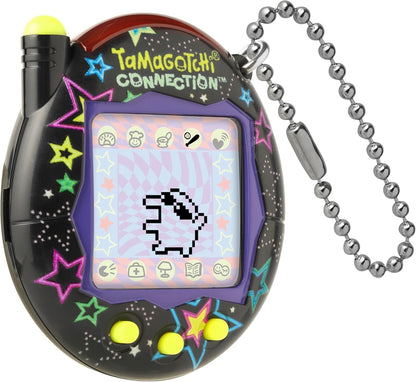TAMAGOTCHI Bandai Connection Digital Pet Neon Stars Shell Virtual Pet Electronic Toy With Infra-Red Connection For Shared Fun | Kids Toys For Girls And Boys Are Great Japanese Gifts