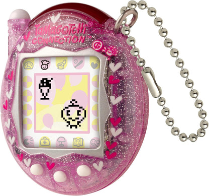 TAMAGOTCHI Bandai Connection Digital Pet Pink Glitter Shell Virtual Pet Electronic Toy With Infra-Red Connection For Shared Fun | Kids Toys For Girls And Boys Are Great Japanese Gifts