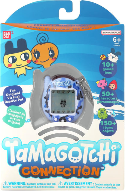 TAMAGOTCHI Bandai Connection Digital Wild Blue Shell Virtual Pet Electronic Toy With Infra-Red Connection For Shared Fun | Kids Toys For Girls And Boys Are Great Japanese Gifts