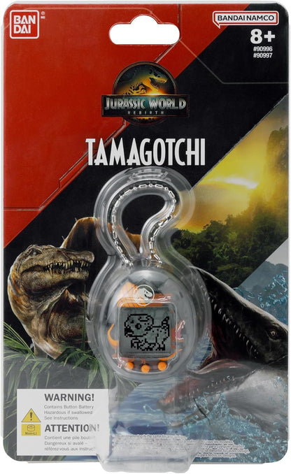 Bandai - Tamagotchi Nano Jurassic Brown - bruine versie Dino Spinosaurus - Tamagotchi interactief dier - klein nano-formaat - virtuele dierendinosaurus om op te tillen - speelgoed voor kinderen vanaf