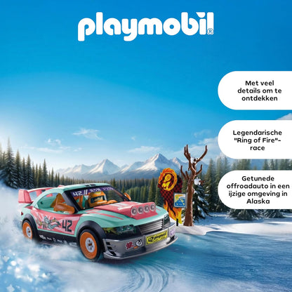 PLAYMOBIL | Cars | Offroad auto | Getunede auto met ramstang en achterspoiler | kinderspeelgoed voor kinderen vanaf 4 jaar | 72062