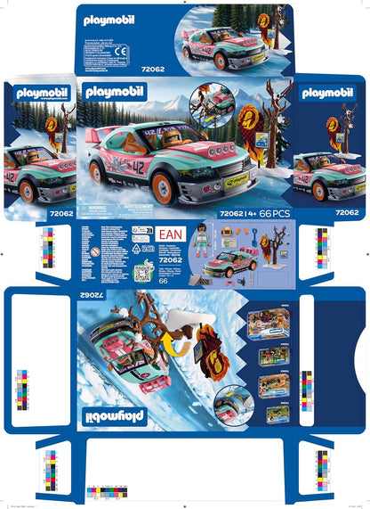 PLAYMOBIL | Cars | Offroad auto | Getunede auto met ramstang en achterspoiler | kinderspeelgoed voor kinderen vanaf 4 jaar | 72062