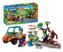 Playmobil | Animals & Friends | Zookeeper with vehicle | Vehicle with tiger head design and 3 animals | children's toy for ages 4 and up | 72072