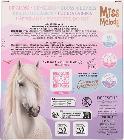 Miss Melody - Lip Gloss Set Bff - Pale Purple