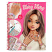Depesche 13740 TOPModel - Create Your Bling Bling Colouring Book with 14 Craft Pages for Colouring, Crafting and Decorating Beautiful Jewellery Including 1 Sheet of Sticker Stones