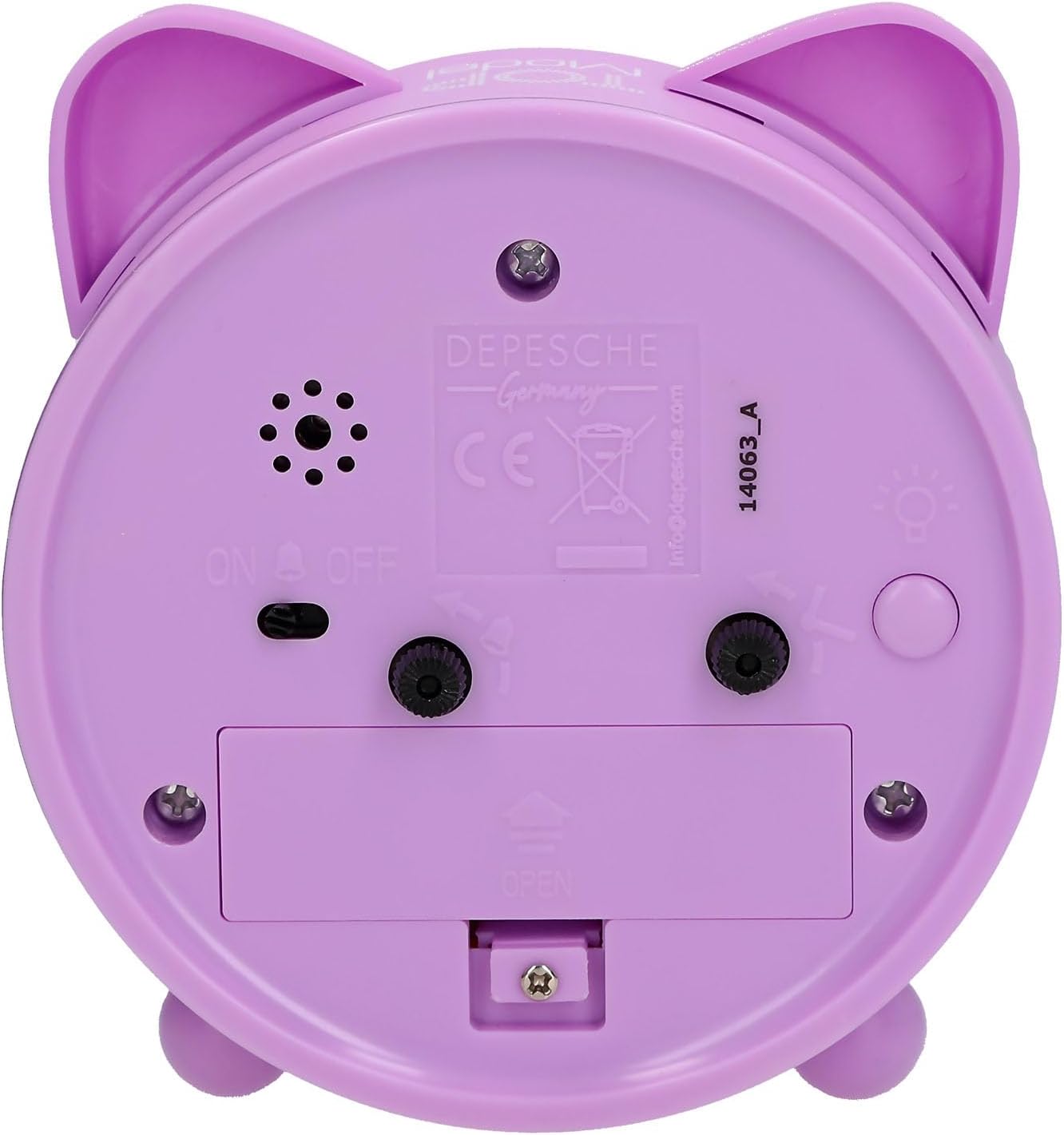 Topmodel - Alarm Clock - Blooming Kitty - Purple