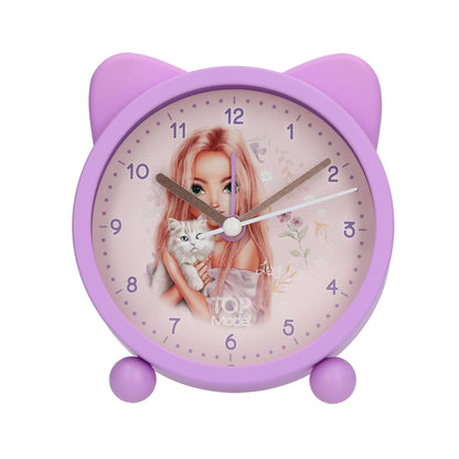 Topmodel - Alarm Clock - Blooming Kitty - Purple