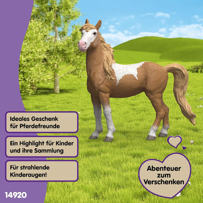 schleich HORSE CLUB | Giumenta Mustang 14920 | figura di cavallo dettagliata | decorazione o figura da collezione | regalo per ragazzi e ragazze | figura dai 6 anni | 11 x 3 x 10 cm