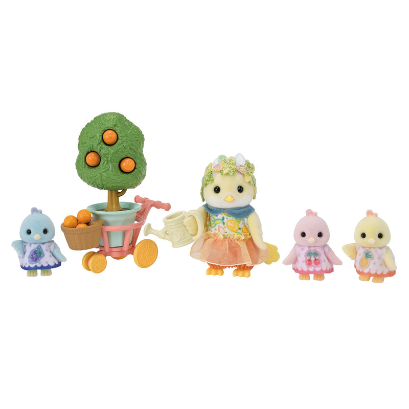 sylvanian families  citrus bird family toys