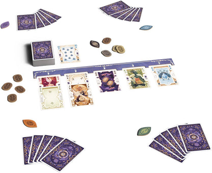 Asmodee All in: Predictions Card Game - Bluffing Strategy Game of Fate, Foresight & Probability, Fast-Paced Family Fun for Kids & Adults, Ages 10+, 2-5 Players, 30 Minute Playtime