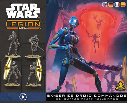 Asmodee | Star Wars: Legion BX-Series Droid Commandos | Miniatures Game | Ages 14+ | 2 Players | 90 Minutes Playing Time
