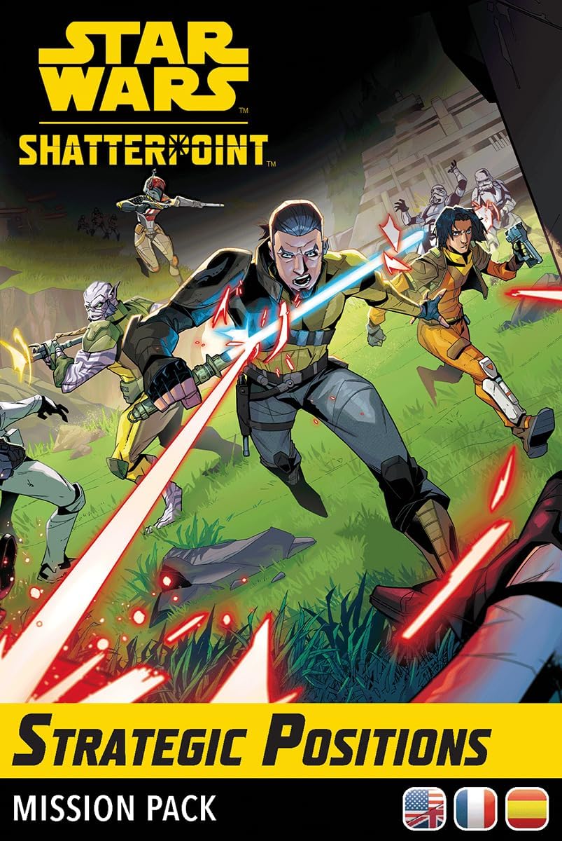 Asmodee | Star Wars: Shatterpoint Strategic Positions Mission Card Pack | Miniatures Game | Ages 14+ | 2 Players | 90 Minutes Playing Time