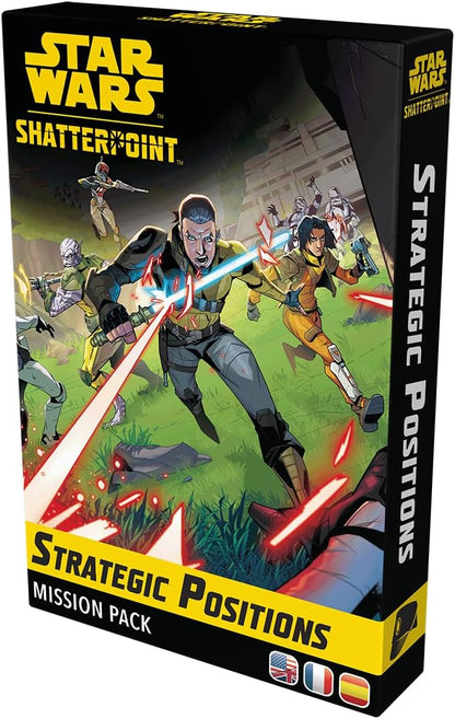 Asmodee | Star Wars: Shatterpoint Strategic Positions Mission Card Pack | Miniatures Game | Ages 14+ | 2 Players | 90 Minutes Playing Time