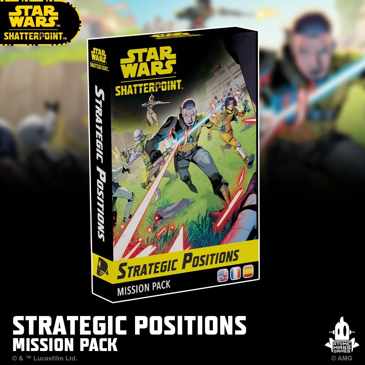 Asmodee | Star Wars: Shatterpoint Strategic Positions Mission Card Pack | Miniatures Game | Ages 14+ | 2 Players | 90 Minutes Playing Time