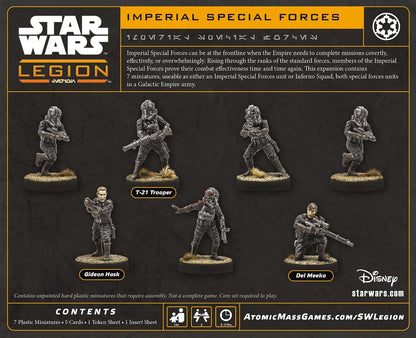 Asmodee | Star Wars: Legion Imperial Special Forces | Miniatures Game | Ages 14+ | 2 Players | 90 Minutes Playing Time