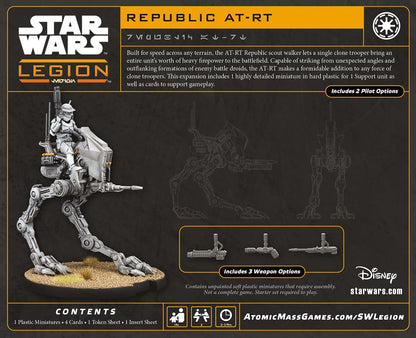 Asmodee | Star Wars: Legion Republic AT-RT | Miniatures Game | Ages 14+ | 2 Players | 90 Minutes Playing Time