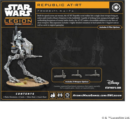 Asmodee | Star Wars: Legion Republic AT-RT | Miniatures Game | Ages 14+ | 2 Players | 90 Minutes Playing Time