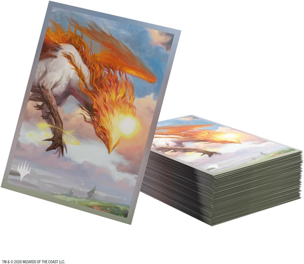 Gamegenic MTG Lorwyn Eclipsed Sleeves Eirdu Carrier of Dawn, Game Accessory, Full Color Printed Cases Textured Finish, Multilingual