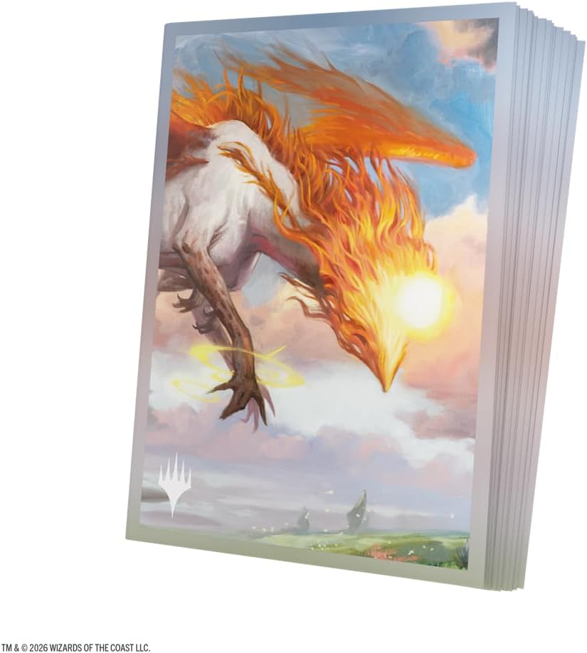 Gamegenic MTG Lorwyn Eclipsed Sleeves Eirdu Carrier of Dawn, Game Accessory, Full Color Printed Cases Textured Finish, Multilingual