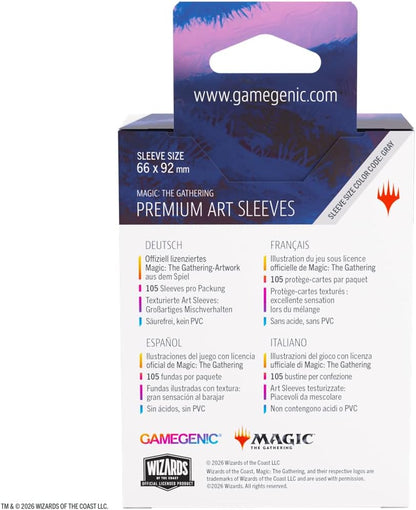 Gamegenic MTG Lorwyn Eclipsed Sleeves Eirdu Carrier of Dawn, Game Accessory, Full Color Printed Cases Textured Finish, Multilingual