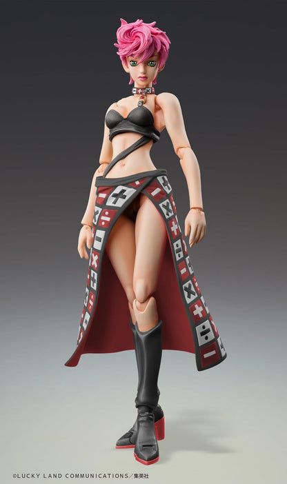 Medicos Entertainment Super Action Statue "JoJo's Bizarre Adventure Part 5" Trish Una Ver.BLACK, Approx. 5.9 inches (150 mm), PVC & ABS & Nylon, Painted Action Figure
