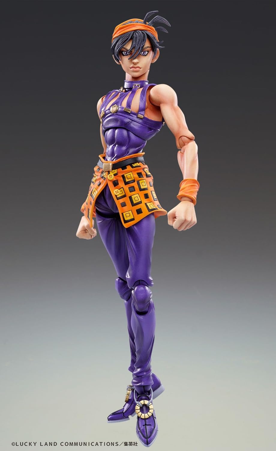 Medicos Entertainment Super Action Statue "JoJo's Bizarre Adventure Part 5" Narancha Gilga & As, Approx. 5.5 inches (140 mm), PVC & ABS & Nylon, Painted Action Figure
