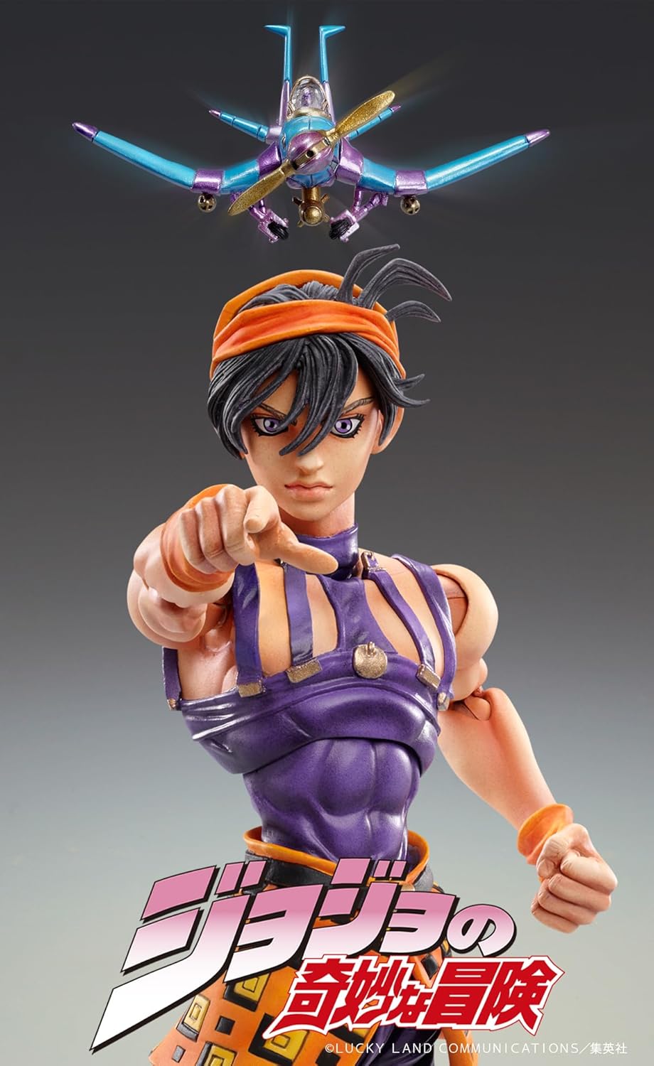 Medicos Entertainment Super Action Statue "JoJo's Bizarre Adventure Part 5" Narancha Gilga & As, Approx. 5.5 inches (140 mm), PVC & ABS & Nylon, Painted Action Figure