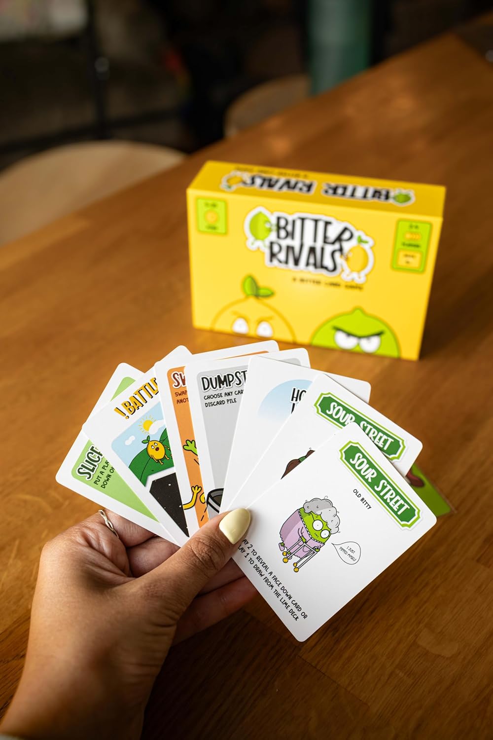 Bitter Rivals | Strategic Card game | Ages 8+ | 2-4 Players | 5+ Minutes Playing Time