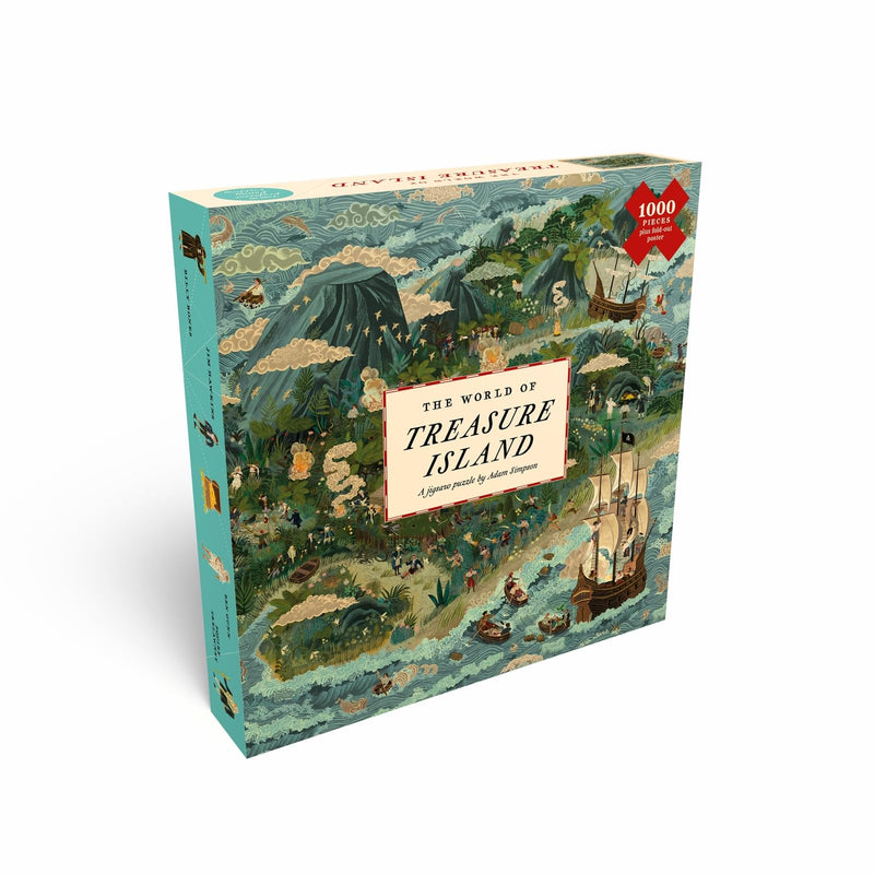 The World of Treasure Island: A 1000-piece jigsaw puzzle by Adam Simpson