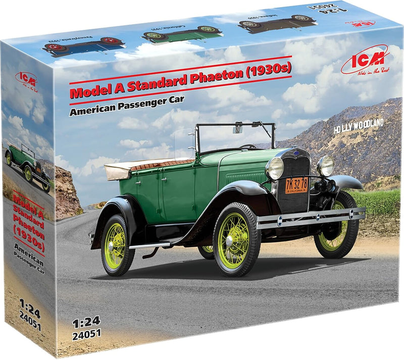 ICM 1:24 Model A Phaeton Car (1930's