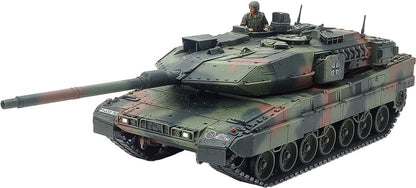 Tamiya 32607 1:48 KPz Leopard 2 A7V Model Making Plastic Building Kit Hobbies DIY Tank Kit Military Tank 1:48 Model Building Stand