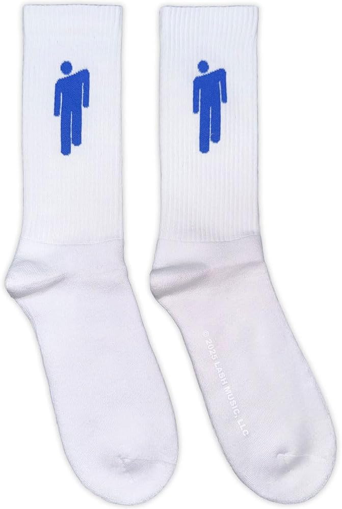 Billie Eilish Blue Blohsh Womens Terry Socks One Size