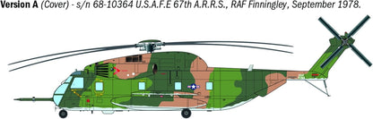 Italeri 91035 HH-53C Super Jolly Green Giant 1:72 Scale Plastic Model Kit/Model Assembly