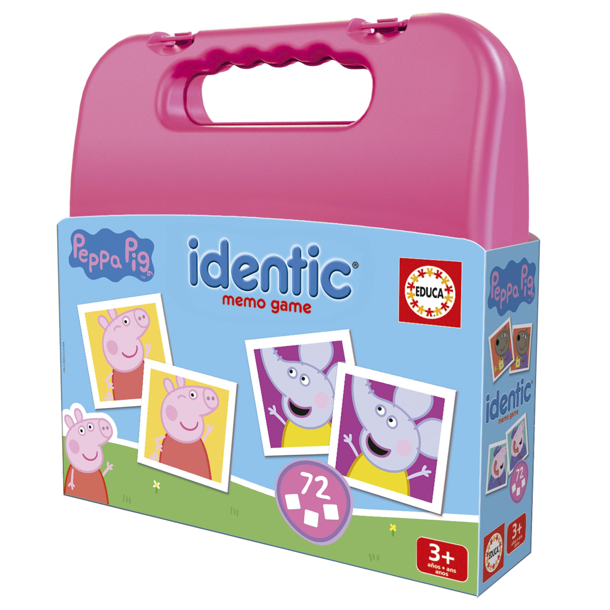 Educa - Identic Peppa Pig Educational Memory Game for Babies. Find the Couples and Train Basic Skills such as Visual Acuuity, Attention and Memory. From 3 Years Old (20220