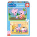 Educa - Peppa Pig | Set of 2 Children's Puzzles with 48 Pieces. Approximate Assembled Size: 28 x 20 cm. Composed of Large Pieces Perfectly Finished. From 4 years (20327