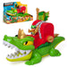 PIRATIX King Croc - Articulated crocodile that captures Piratix and carries a treasure chest. Contains 1 crocodile, 3 treasure coins, 1 exclusive Piratix and 1 accessory