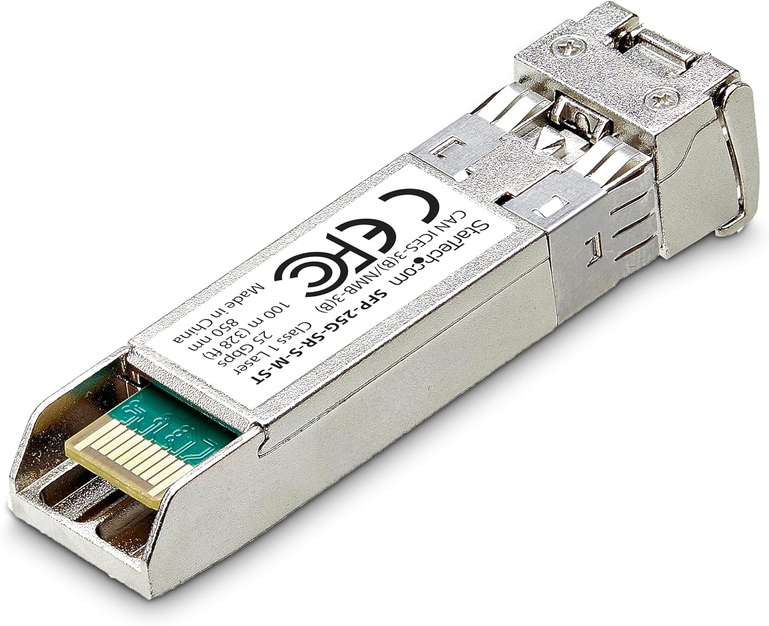 StarTech.com MSA-Compliant SFP-25G-SR-S SFP28 Module, 25Gb Multimode Fiber (MMF), 25GbE 100m (328ft), LC Transceiver