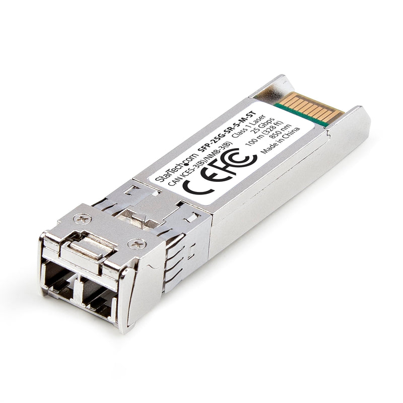 StarTech.com MSA-Compliant SFP-25G-SR-S SFP28 Module, 25Gb Multimode Fiber (MMF), 25GbE 100m (328ft), LC Transceiver