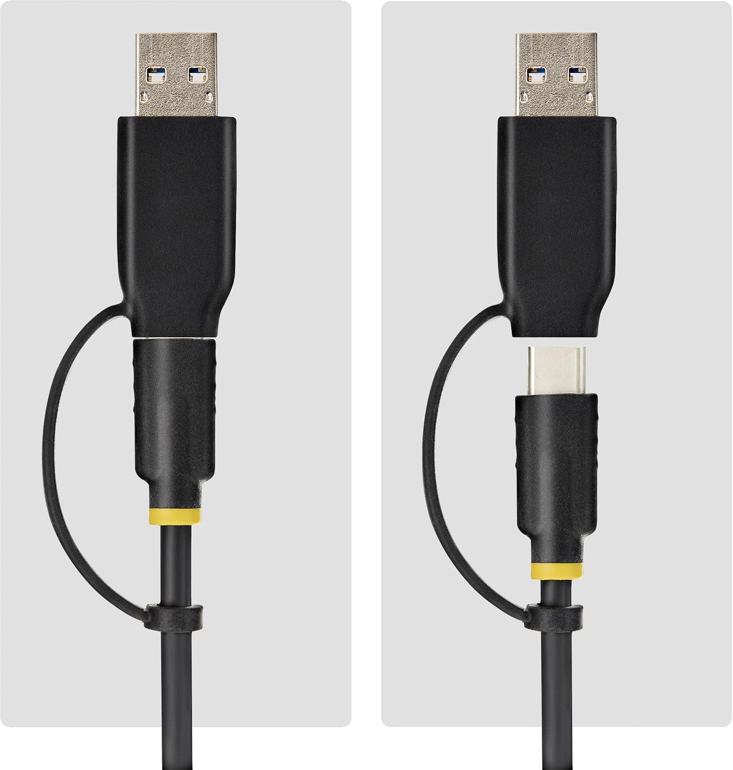 StarTech USB-C/USB-A to M.2 NVMe Dock Adapter, 10Gbps, Tool-Free External M.2 NVMe SSD Reader, B+M/M-Key