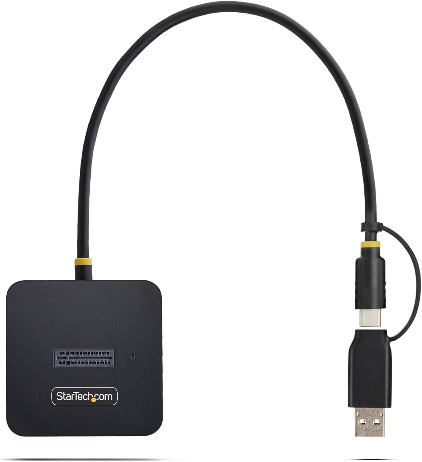 StarTech USB-C/USB-A to M.2 NVMe Dock Adapter, 10Gbps, Tool-Free External M.2 NVMe SSD Reader, B+M/M-Key