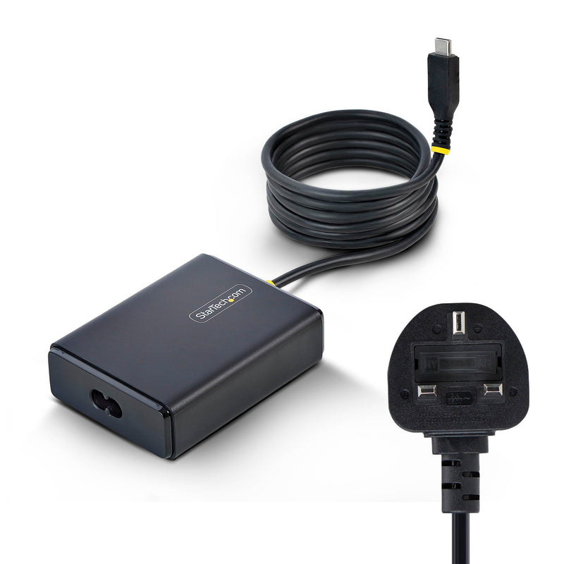 StarTech.com 1100LU-USB-C-CHARGER adattatore e invertitore Interno 100 W Nero (100W USB-C LAPTOP CHARGER - 1.5M USB-C TETHERED CABLE