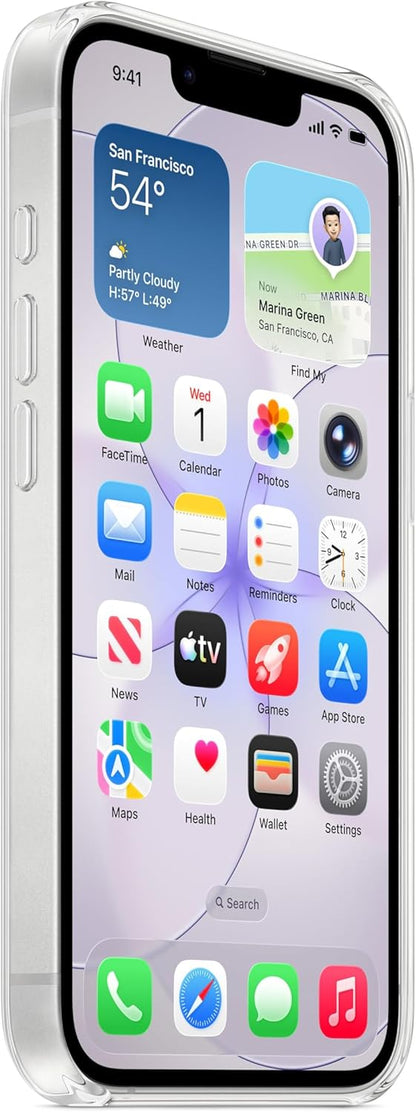 Apple - Back Cover For Mobile Phone - Magsafe Compatibility - Polycarbonate - Clear