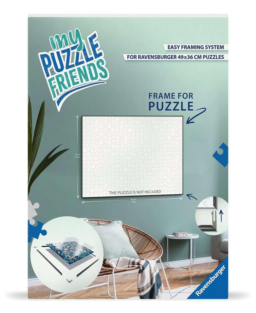 Puzzlezubehör - Puzzle-Rahmen, weiß
